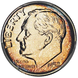 image for: 1952 10c PCGS Proof 66