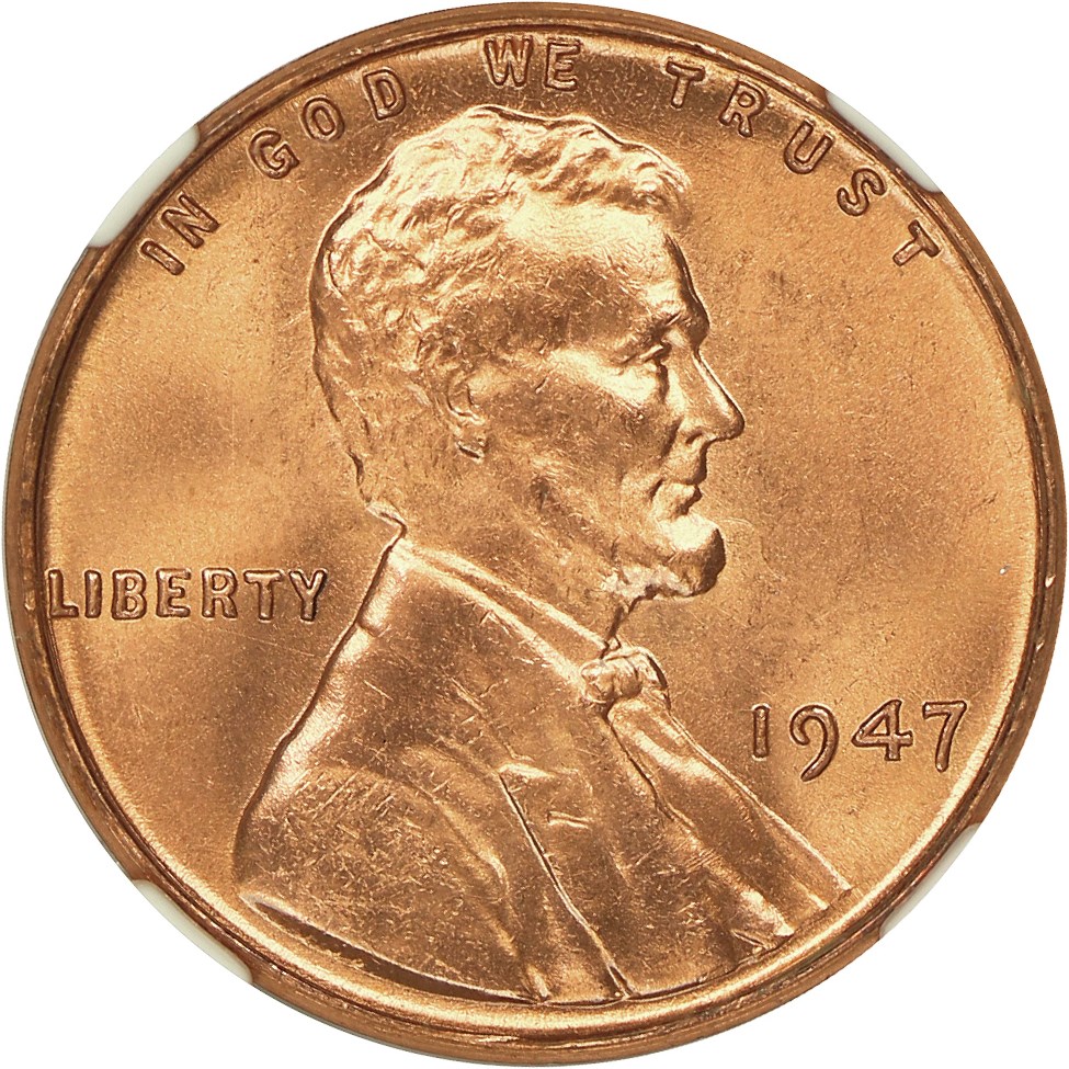 image for: 1947 1c NGC MS66 RD