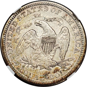 image for: 1870 25c NGC XF40