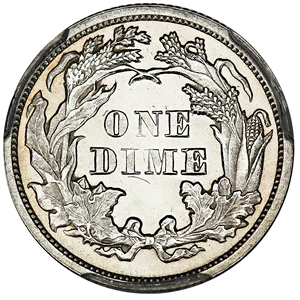 image for: 1875 10c PCGS Proof 63