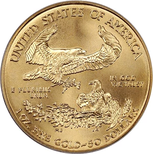 image for: 2006-W Gold Eagle $50 PCGS MS69