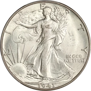 image for: 1941-D 50c PCGS MS65