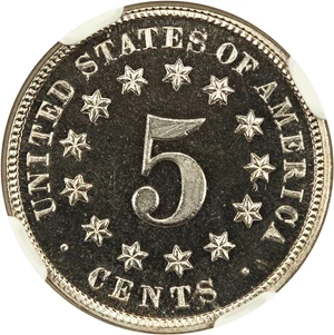 image for: 1871 5c NGC Proof 68 UCAM