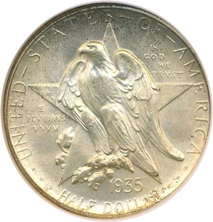 image for: 1935-D 50c Texas NGC MS67