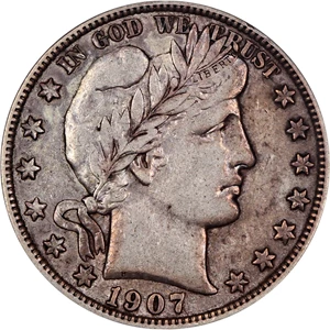 image for: 1907-D 50c PCGS XF40