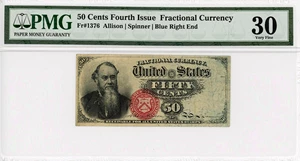 image for: FR. 1376 50c Fractional Currency PMG Very Fine 30