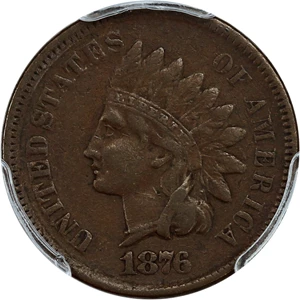 image for: 1876 1c PCGS VF25