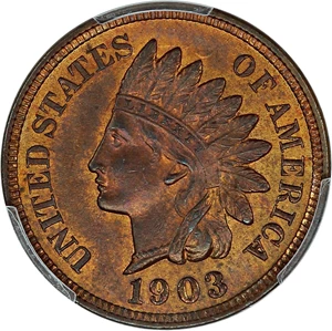 image for: 1903 1c PCGS MS64 RB