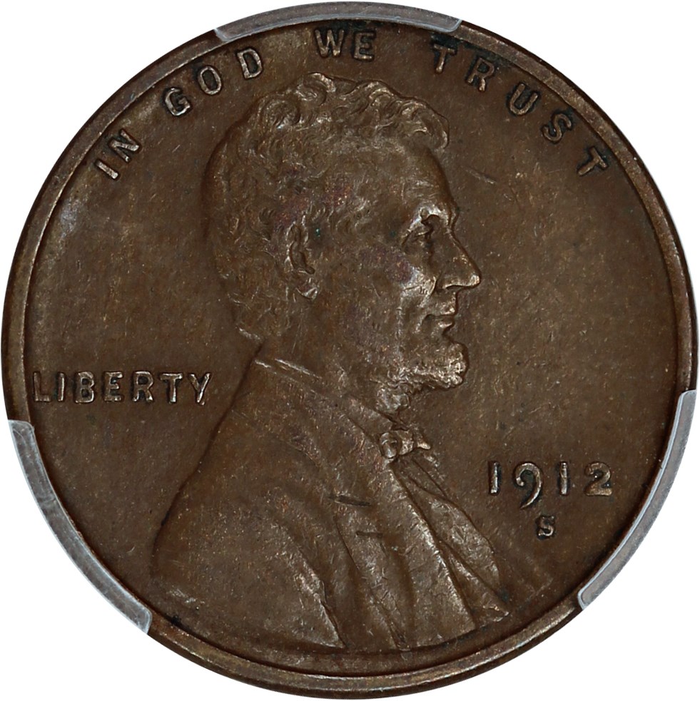 image for: 1912-S 1c PCGS XF40