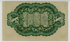 image for: FR. 1255 Head of George Washington 10c Fractional Currency PMG Unc 62