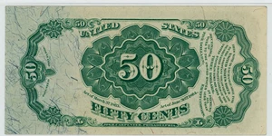 image for: FR. 1381 50c Fractional Currency PMG Choice Unc 64 (EPQ)