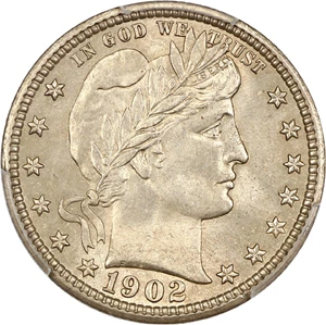 image for: 1902 25c PCGS MS64