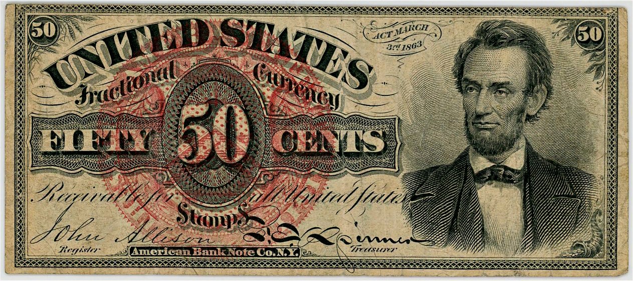 image for: FR. 1374  50c Fractional Currency PMG Very Fine 30 EPQ