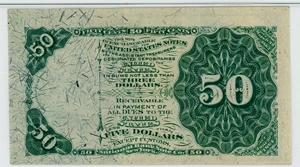 image for: FR. 1379 50c Fractional Currency PMG Choice Unc 63
