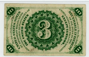 image for: FR. 1226 Head of George Washington 3c Fractional Currency PMG Choice Extremely Fine 40