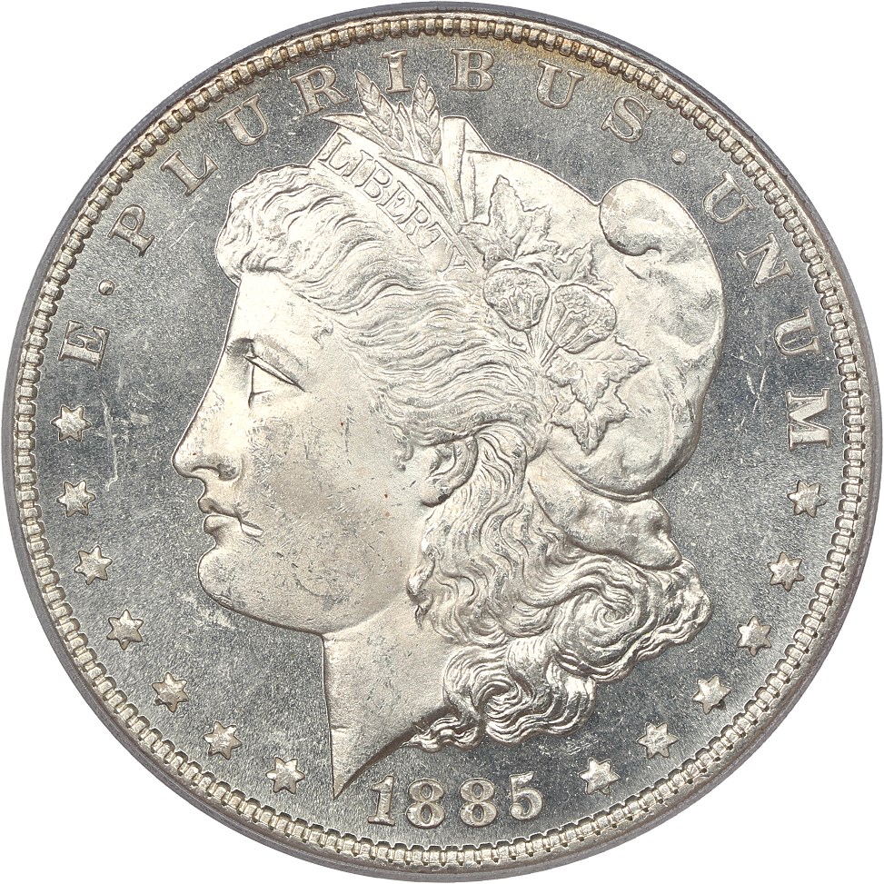 image for: 1885 $1 PCGS MS64 PL