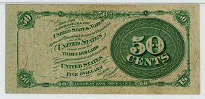 image for: FR. 1376 50c Fractional Currency PMG AU53