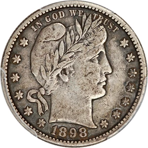 image for: 1898-S 25c PCGS VF25