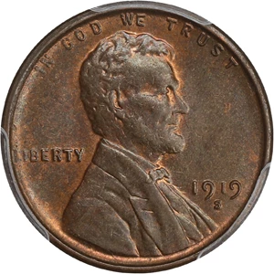 image for: 1919-S 1c PCGS MS63 BN