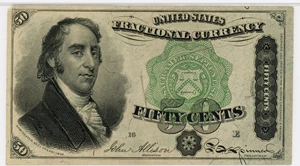 image for: FR. 1379 50c Fractional Currency PMG Unc 62