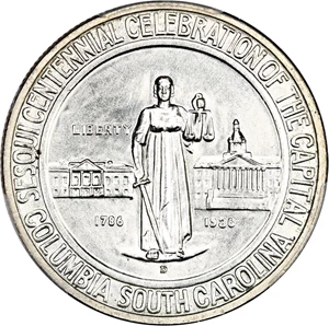 image for: 1936-D Columbia 50c PCGS MS65