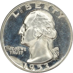 image for: 1953 25c PCGS Proof 66