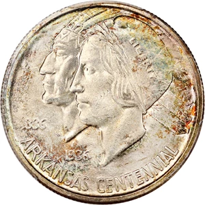 image for: 1935-D Arkansas 50c PCGS MS65
