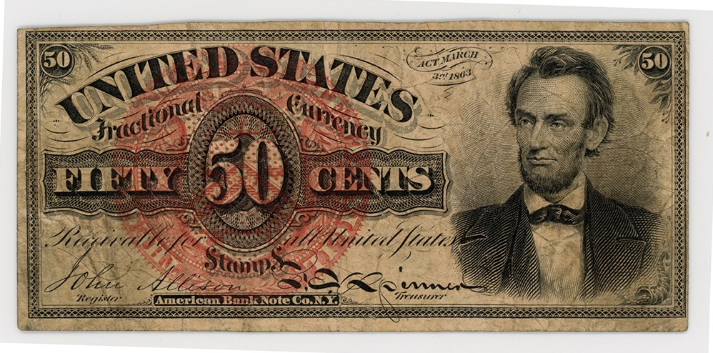 image for: FR. 1374 50c Fractional Currency PMG Very Fine 25