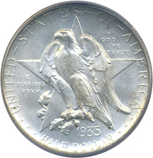 image for: 1935-D 50c Texas PCGS/CAC MS67