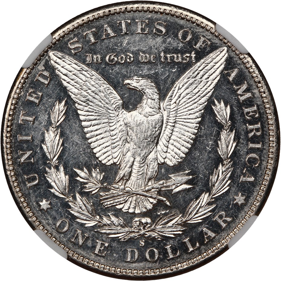 image for: 1884-S $1 NGC MS60 DMPL