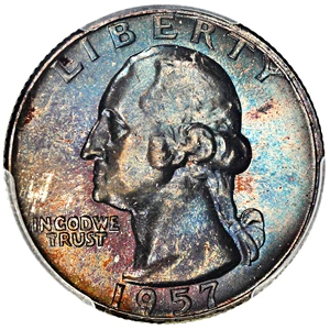 image for: 1957 25c PCGS MS67