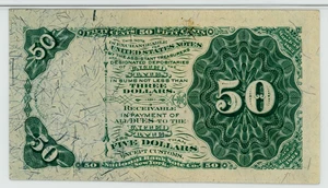 image for: FR. 1379 50c Fractional Currency PMG Choice Unc 63