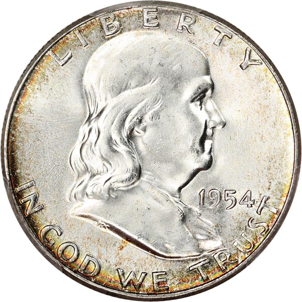 image for: 1954 50c PCGS MS65 FBL