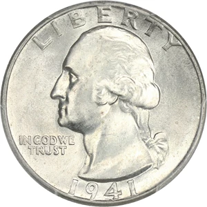 image for: 1941 25c PCGS MS66
