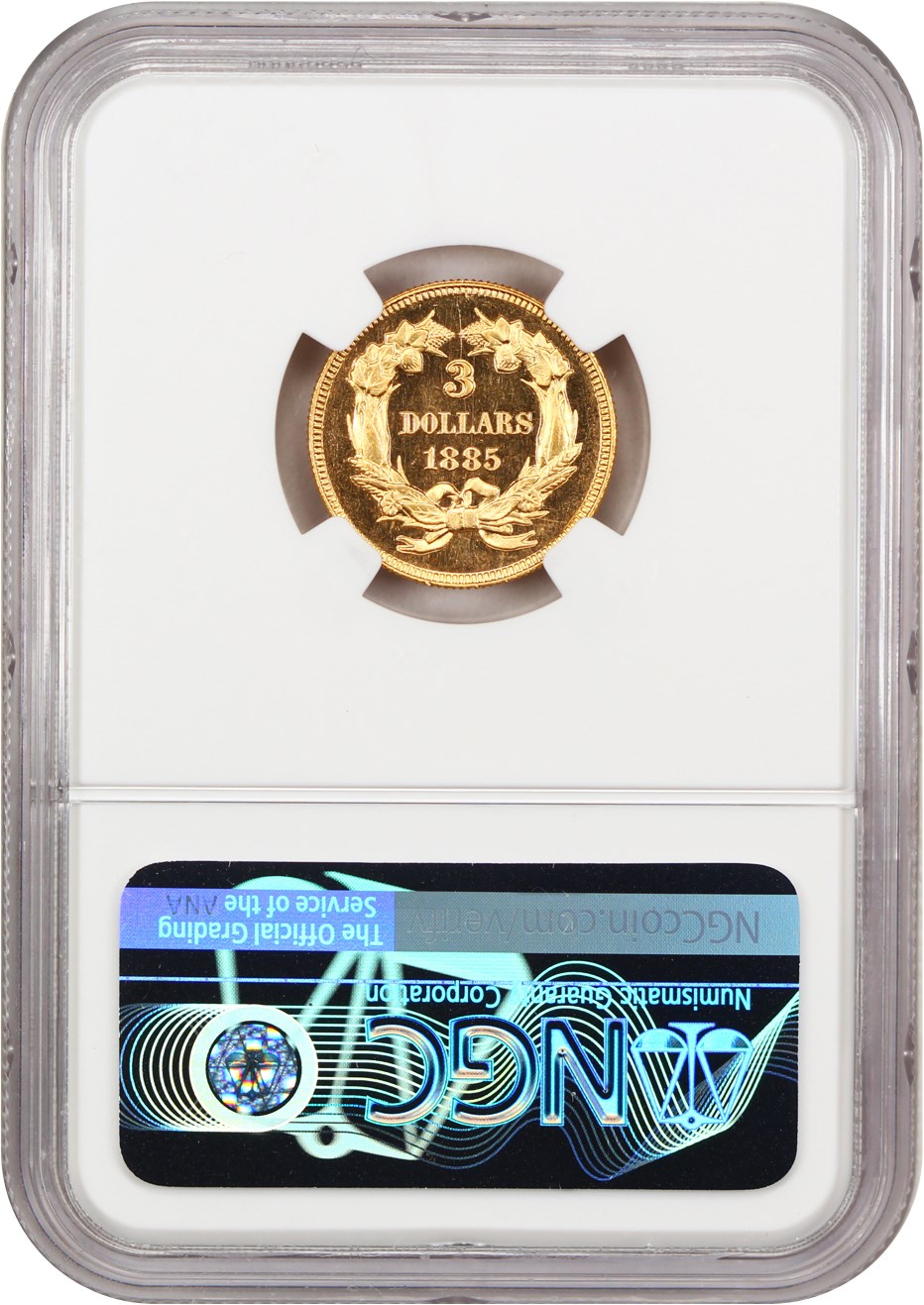 image for: 1885 $3 NGC Proof 65 CAM