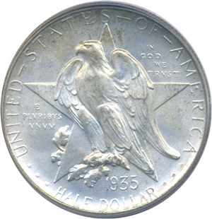 image for: 1935-D 50c Texas PCGS/CAC MS67