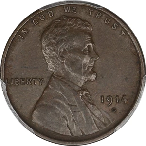 image for: 1914-S 1c PCGS AU50