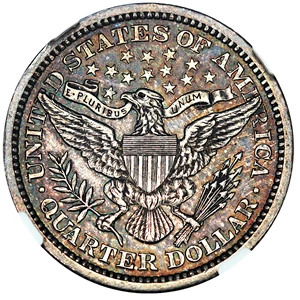 image for: 1896 25c NGC Proof 55