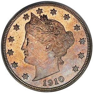 image for: 1910 5c PCGS Proof 65