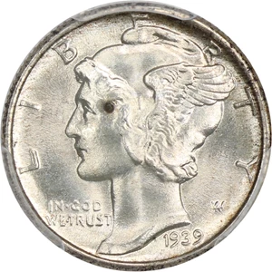 image for: 1939 10c PCGS MS66