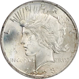 image for: 1923 $1 PCGS MS64+