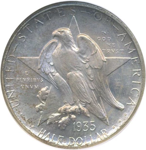 image for: 1935-D 50c Texas NGC/CAC MS67