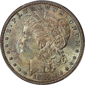 image for: 1885 $1 PCGS MS62