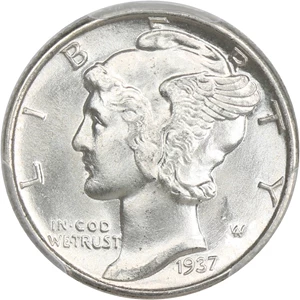 image for: 1937 10c PCGS MS66