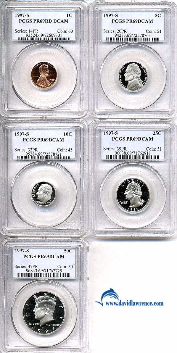 1997 S Silver Proof Set Original Government Package, 59% OFF