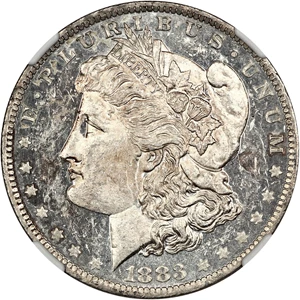 image for: 1883-O $1 NGC MS61 DPL
