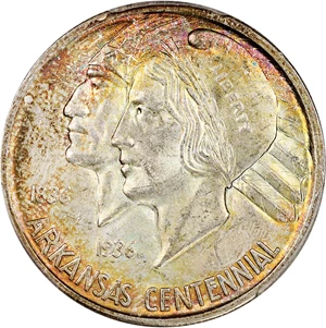 image for: 1936-D Arkansas 50c PCGS MS65