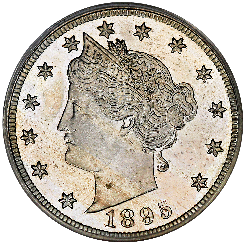 image for: 1895 5c PCGS Proof 65