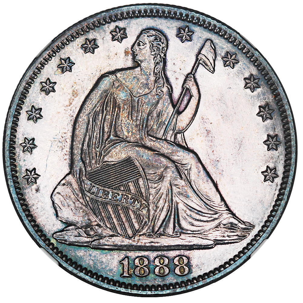 image for: 1888 50c NGC Proof 60