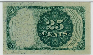 image for: FR. 1309 Bust of Robert Walker 25c Fractional Currency PMG Choice Unc 64 (EPQ)